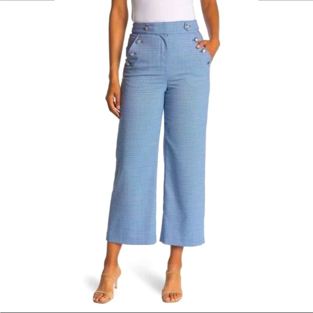 Veronica Beard Women's Blue Cropped Pants